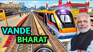 TRAIN SIMULATOR  SAFFRON VANDE BHARAT EXPRESS FULL JOURNEY  Railworks 3  BUMPY RAILROAD [upl. by Markman902]