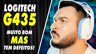 HEADSET LOGITECH G435 SEM FIO │ UNBOXING │ TESTE DE MICROFONE amp ÁUDIO │ ANÁLISE  por Augusto Rock [upl. by Dnama211]