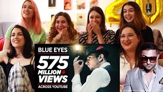 Spanish Girls Reaction on Blue Eyes Song  Blue Eyes Song Reaction  Yo Yo Honey Singh [upl. by Bohun]