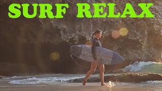 Bali Surf Ocean sound GooD wave Uluwatu  8 4k [upl. by Adnilemre]