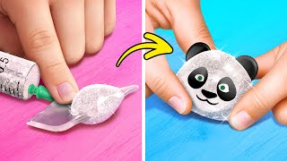 DIY Nano Tape Bubble Fidget Toy 🎨 🐼 Cool Crafts And Amazing Hacks For Your Kids [upl. by Roley254]