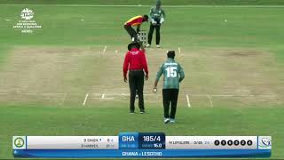 ICC MENS T20 WORLD CUP SUBREGIONAL AFRICA A QUALIFIER RWANDA LESOTHO VS GHANA [upl. by Fabien]