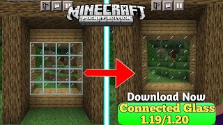 Connected Glass Pack For Minecraft Pe 119120  Clear Glass Pack For Mcpe 119120 [upl. by Enajaras]