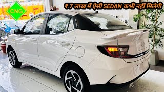 Hyundai Aura SX CNG 2024 Top Model ❤️  8 Lakh😲 New Aura CNG Updated Review In Hindi ❤️ [upl. by Izy]