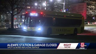 Alewife Station garage closed after crash [upl. by Menon]