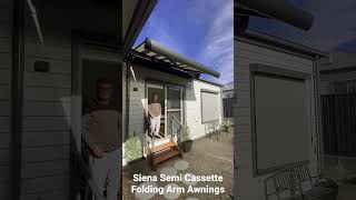 Retractable Roofing Systems  Siena Semi Cassette Folding Arm Awning Melbourne [upl. by Ajssatan]