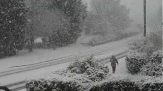 big freeze evesham timelapse snowfall [upl. by Ennalyrehc598]