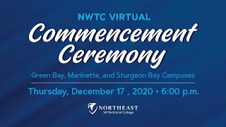 NWTC Fall 2020 Virtual Graduation Ceremony [upl. by Naitirb]