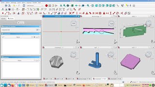 FreeCAD 021 020  Sketcher spécial débutants Partie 1 [upl. by Ahseenak]