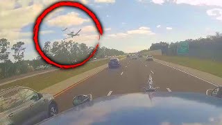 New Video Shows Plane Crashing on Highway [upl. by Pegeen936]