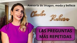 RESPONDO LAS PREGUNTAS MÁS REPETIDAS SOBRE ASESORÍA MODA Y BELLLEZA [upl. by Ayot]