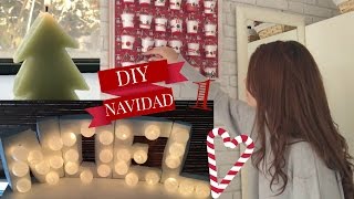 DIY NAVIDAD 1 CALENDARIO DE ADVIENTO Y DECORACIÓN [upl. by Chace]