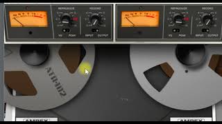 Ampex ATR102 12 Inch Tape Recorder Revised Transport Control As It Should Be [upl. by Shute]