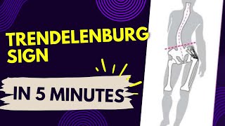 Trendelenburg sign  Abductor mechanism  In FIVE minutes [upl. by Notlad513]