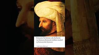 Fatih Sultan MehmetMeded kimsesizler kimsesitarih shorts [upl. by Felice]