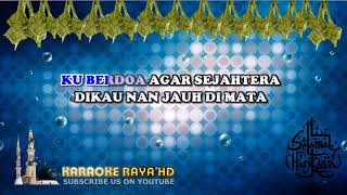 Karaoke Takbir Memecah Hening  Zamani Slam  Tanpa Vokal  Minus One  Lirik Video HD [upl. by Ailecnarf]