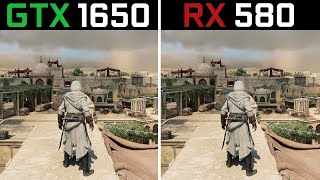 GTX 1650 vs RX 580 Test in 10 Games in 2023 [upl. by Adnawyt]