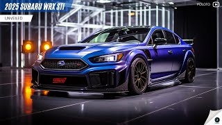 2025 Subaru WRX STI Unveiled  Performanceoriented sports sedan [upl. by Iharas378]