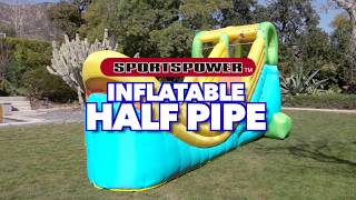 Inflatable Half Pipe by Sportspower [upl. by Gawlas]