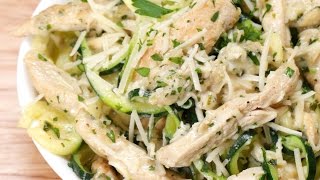 Zucchini Noodle Chicken Alfredo [upl. by Inoj347]