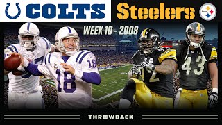 Legendary Offense amp Defense Collide Colts vs Steelers 2008 Week 10 [upl. by Beaudoin655]