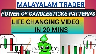 POWER OF CANDLESTICKS PATTERN  MALAYALAM TRADER  LIFE CHANGING VIDEO IN SHARE MARKET TO US [upl. by Enogitna]