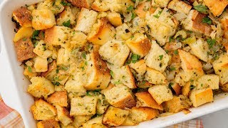 How To Make The Best Thanksgiving Stuffing  Delish Insanely Easy [upl. by Celina300]