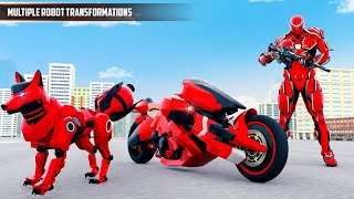 Wild Fox Transform Bike Robot Shooting Robot Game Centaurus Games Android Gameplay [upl. by Eirellav165]