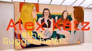 Alex Katz show  Gathering  at the Guggenheim NY [upl. by Imat945]