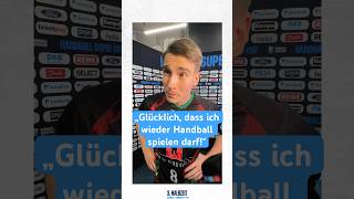 Manuel ZEHNDER „Mir wurde es sehr einfach gemacht Die Mannschaft hier ist echt top“ handball [upl. by Michi]