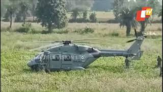 IAF Advanced Light Helicopter Dhruv makes precautionary landing in MP’s Bhopal [upl. by Esirtal575]