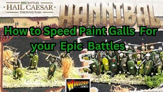 The FASTEST Way to Paint Warlord Games Gallic infantry Miniatures for Epic Battles [upl. by Arikehs]