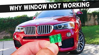 Why Window Does Not Work Window Not Working BMW X3 X4 2010 2011 2012 2013 2014 2015 2016 2017 2018 [upl. by Gile808]