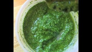 How to make bright green pesto with the perfect consistancy  Top 7 pesto tricks [upl. by Boyce]