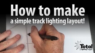 How to make a simple Track Lighting Layout by Total Track Lighting Video 1 [upl. by Atsugua]