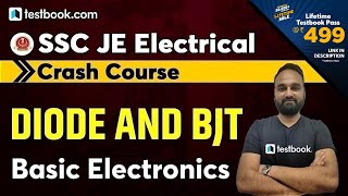 SSC JE Electrical Classes 2021  Basic Electronics  Diode and BJT  Important MCQ  Verender Sir [upl. by Acinehs68]