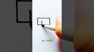 How to draw a cuboid in one go [upl. by Ymar]