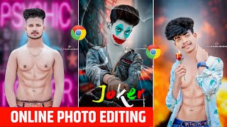 Online photo editing online photo editing  kaise kare  online photo editing background change [upl. by Hawkie]