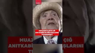 Muazzez İlmiye Çığ Anıtkabirde gözyaşlarına hakim olamamıştı shorts keşfet anıtkabir [upl. by Schwartz887]