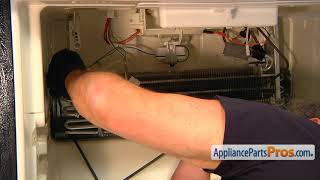 How To Replace WhirlpoolKitchenAidMaytag Refrigerator Defrost Heater WP12729128 [upl. by Irod]