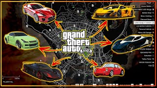 GTA 5  All New Story Mode Rare Cars Locations 2024 XBOXPCPS4PS5 [upl. by Eniamrej]