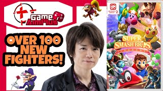 Masahiro Sakurai Adding OVER 100 Fighters In Super Smash Bros 6 LEGENDS for Nintendo Switch 2 [upl. by Eimmot958]