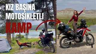 Kız başına motosikletli kamp  Bolu [upl. by Rebmik]