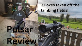 Pulsar review amp 3 foxes taken off the lambing fields [upl. by Nnylcaj]