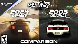 Need for Speed™ Most Wanted Remake  Comparison With The 2005 Version 3 [upl. by Ekaterina]