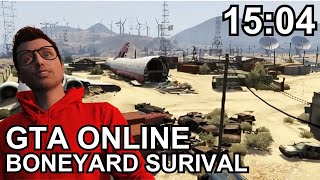 GTA Online Boneyard Survival Speedrun  Solo  1504 [upl. by Allina]