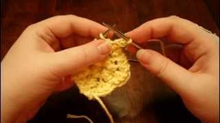 Knit 2 Together Bind Off  Knitting Lesson 4 [upl. by Larred]