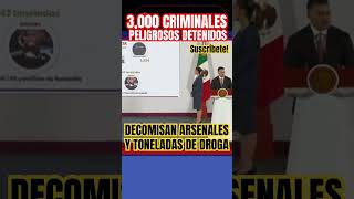 DETENIDOS 3000 CRIMINALES ARSENALES Y TONELADAS DE DROGA [upl. by Ahsanat106]