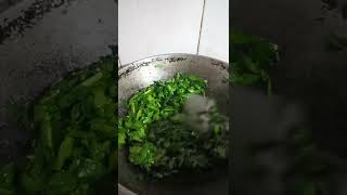 maharashtrian style palak chi bhaji👌👌👌easy recipe 😋 [upl. by Eisiam]