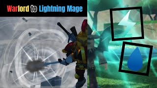 Warlord to Lightning Mage in Arcane Odyssey [upl. by Bellina]